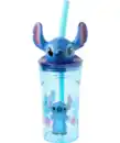 Bild 1 von Stitch Lizenz Trinkbecher mit Strohhalm, blau
