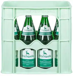 HIRSCHQUELLE Heilwasser, Ka. 12 x 0,75-l-Fl.