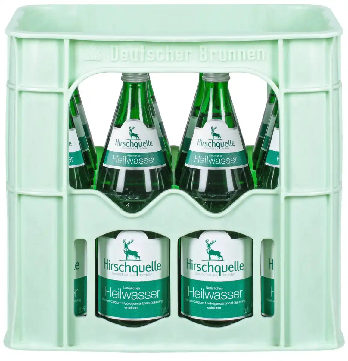 Bild 1 von HIRSCHQUELLE Heilwasser, Ka. 12 x 0,75-l-Fl.