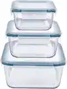 Bild 1 von SILVERCREST® Glasfrischhaltedosen-Set quadratisch, 3-teilig