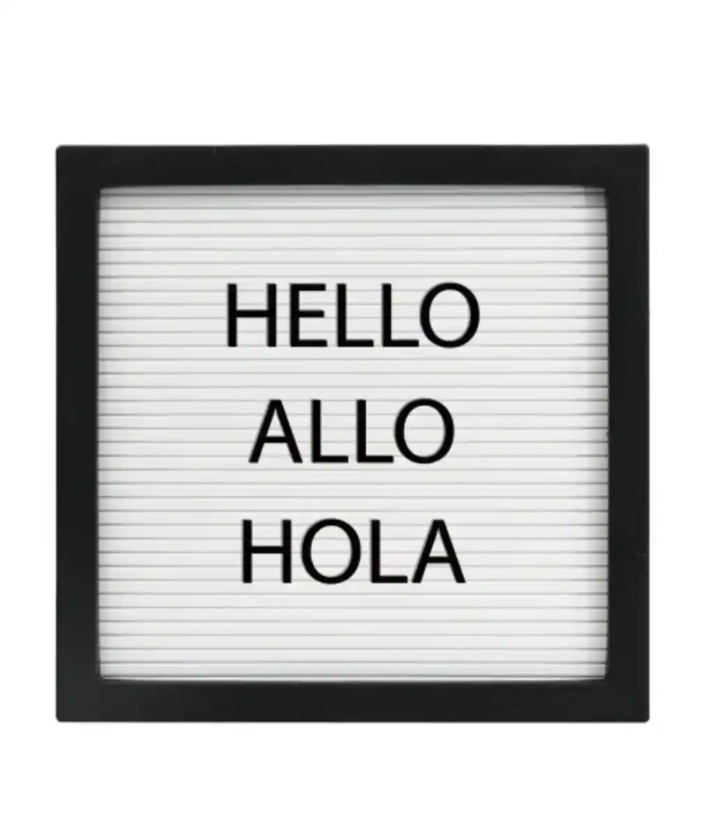 Bild 1 von Buchstabentafel mit 146 Buchstaben, schwarz/weiß