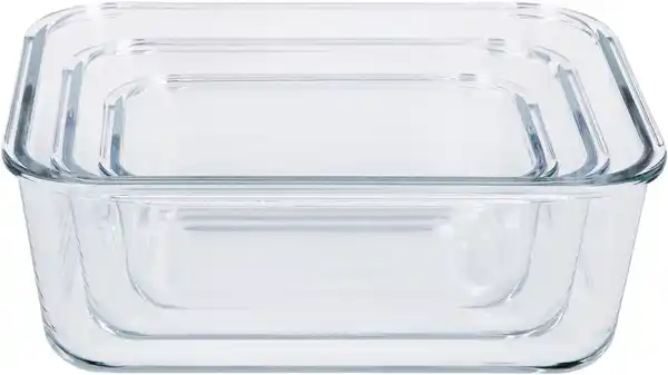 Bild 4 von SILVERCREST® Glasfrischhaltedosen-Set rechteckig, 3-teilig