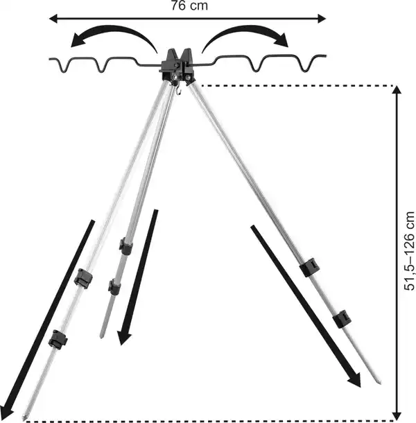 Bild 4 von CRIVIT® Alu-Teleskoprutenhalter