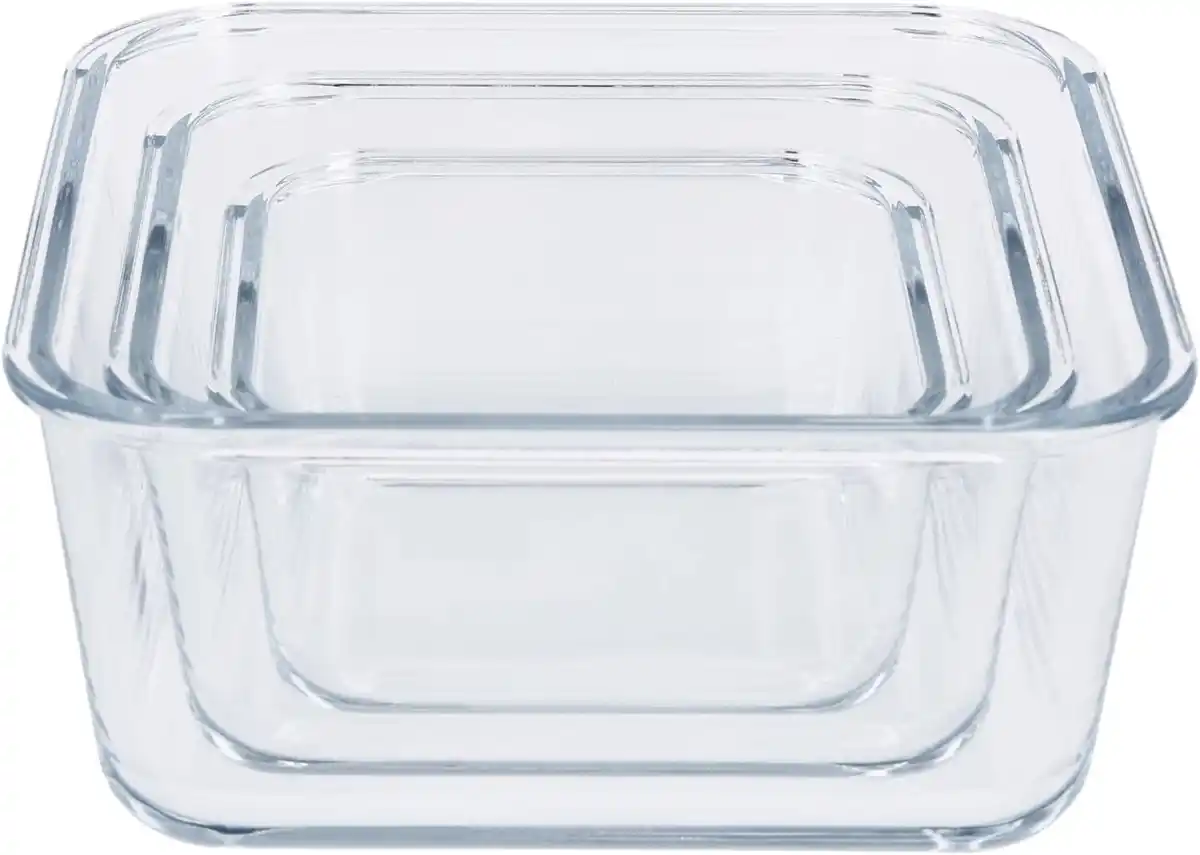 Bild 3 von SILVERCREST® Glasfrischhaltedosen-Set quadratisch, 3-teilig