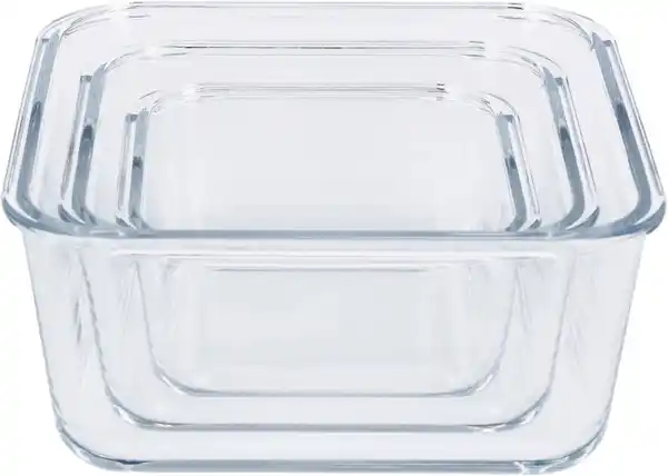 Bild 3 von SILVERCREST® Glasfrischhaltedosen-Set quadratisch, 3-teilig