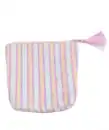 Bild 1 von Gestreifte Kosmetiktasche, rosa