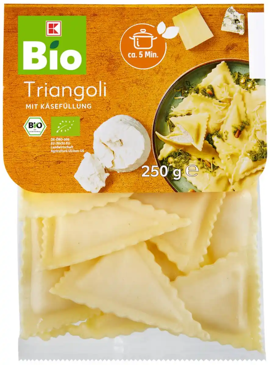 Bild 1 von K-BIO Bio-Triangoli oder -Ravioli, 250-g-Packg.