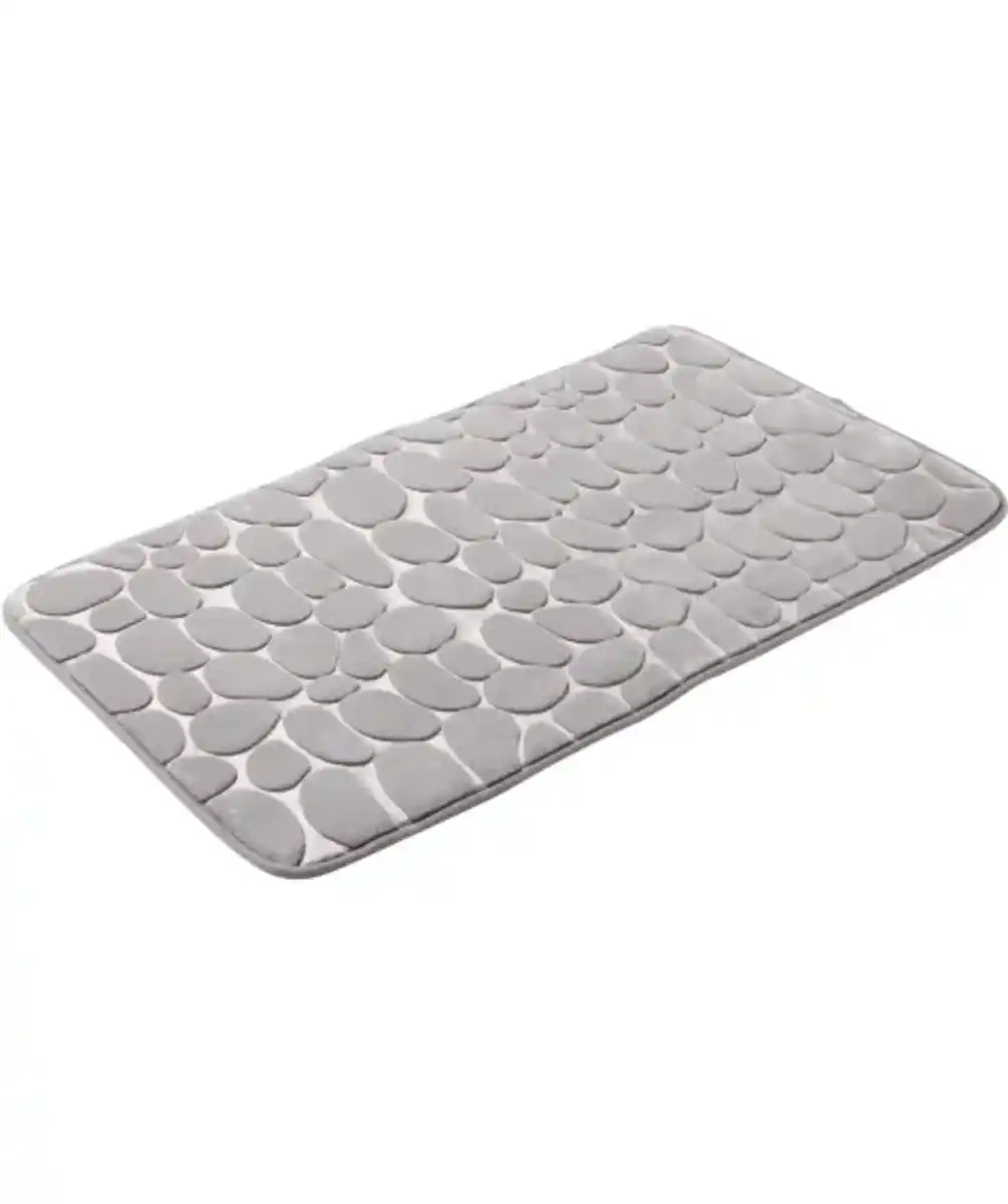 Bild 1 von Badematte mit geprägter Oberfläche, grau