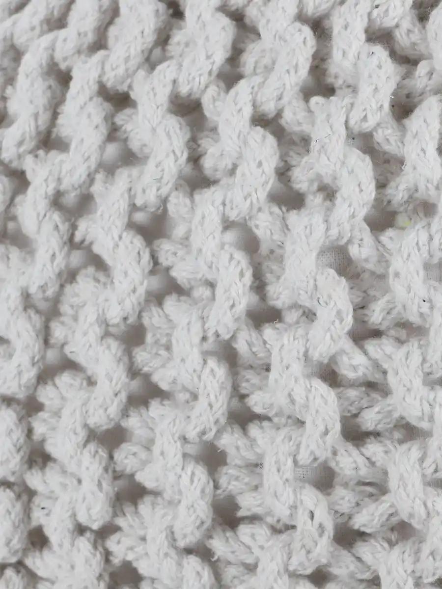 Bild 3 von Pouf Sitzkissen, 50x50cm Weiß