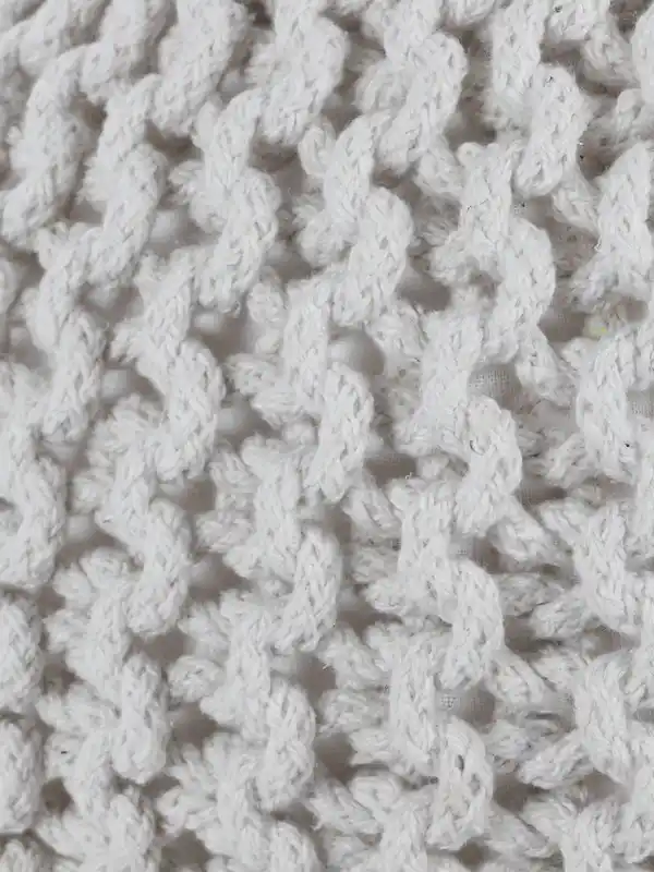 Bild 3 von Pouf Sitzkissen, 50x50cm Weiß