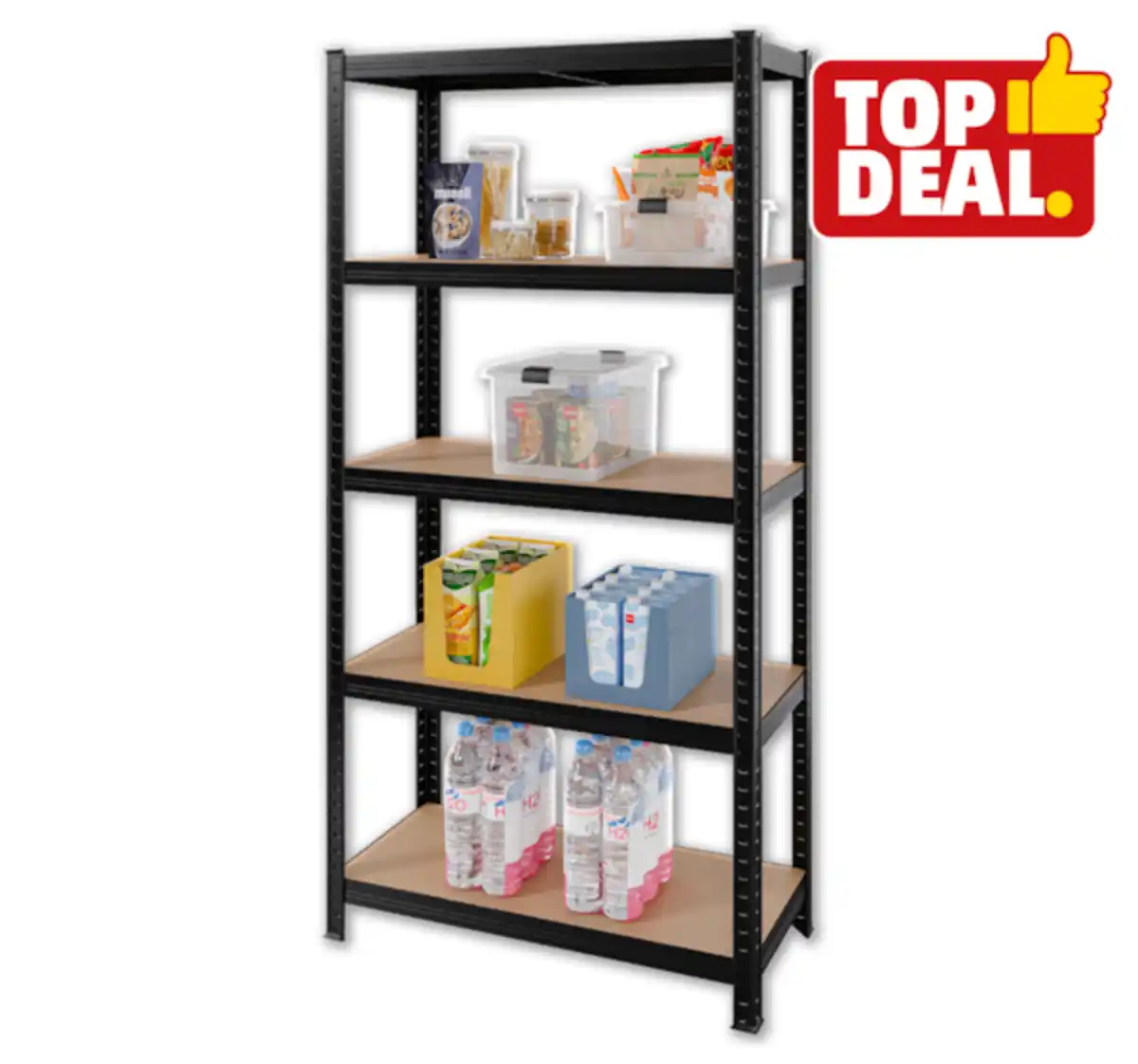 Bild 1 von PUREWORK Schwerlastregal BLACK EDITION*