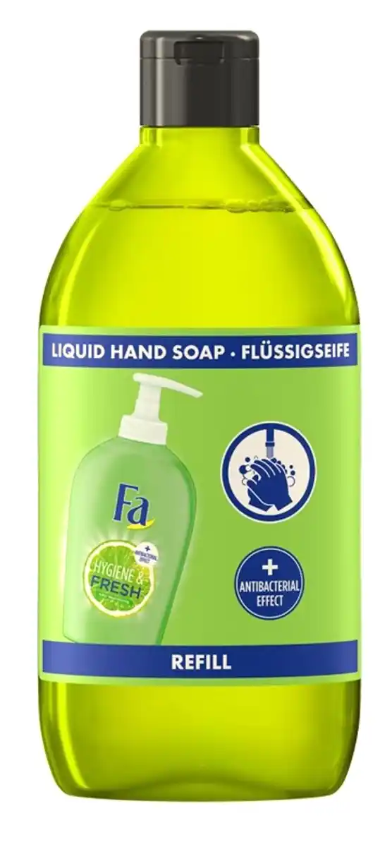 Bild 1 von Flüssigseife Nachfüllpack 'Hygiene & Fresh Lime'