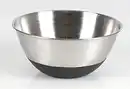 Bild 1 von Edelstahl-Schüssel 750ml schwarzer Silikonfuß