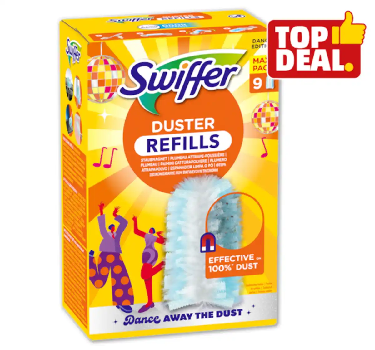 Bild 1 von SWIFFER Tanz den Staub weg Staubmagnet Ersatztücher*