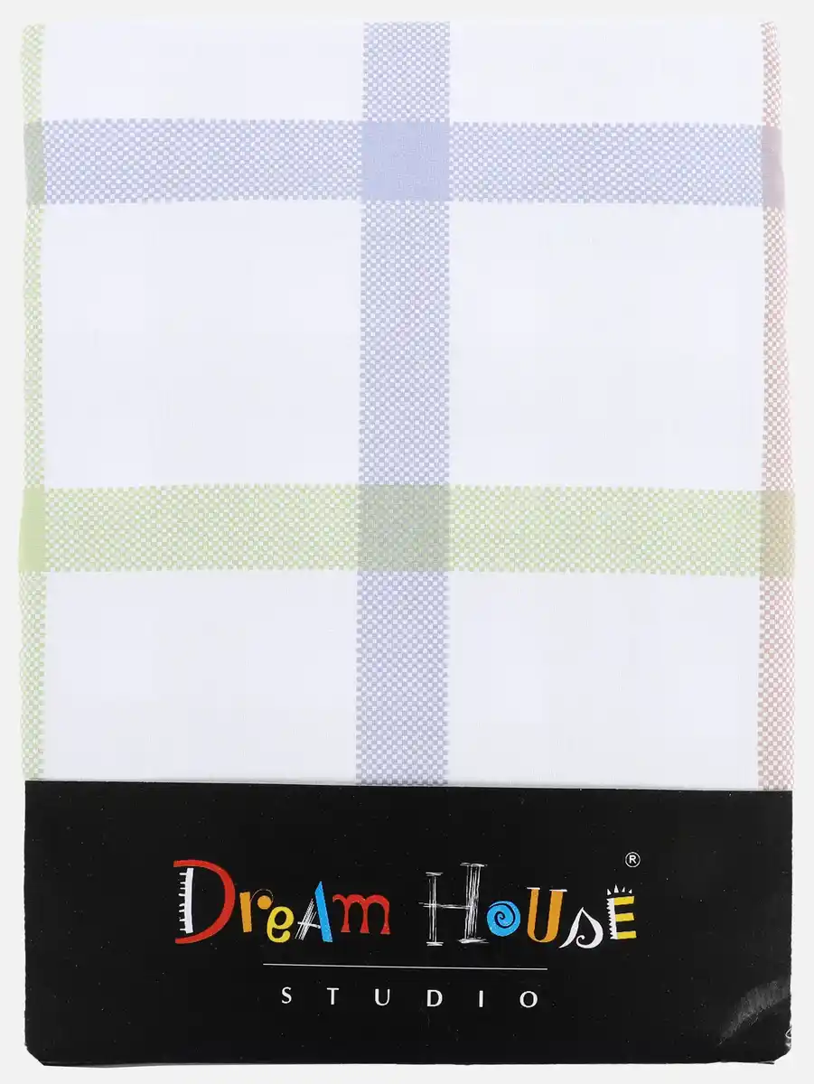 Bild 2 von Wendebettwäsche, kariert, 155x220cm Weiß