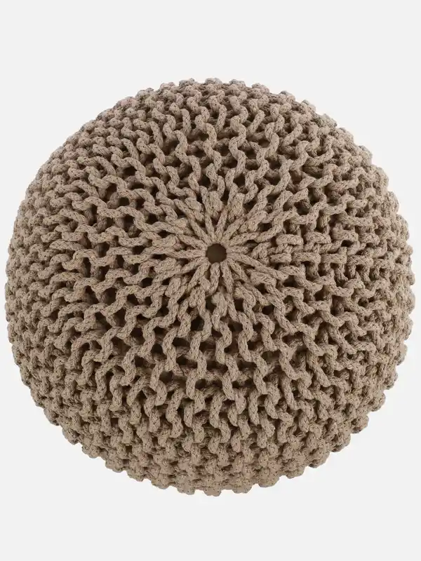 Bild 2 von Pouf Sitzkissen, 50x50cm Beige