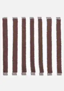 Gesichtshandtuch aus Baumwolle 30x30cm Braun