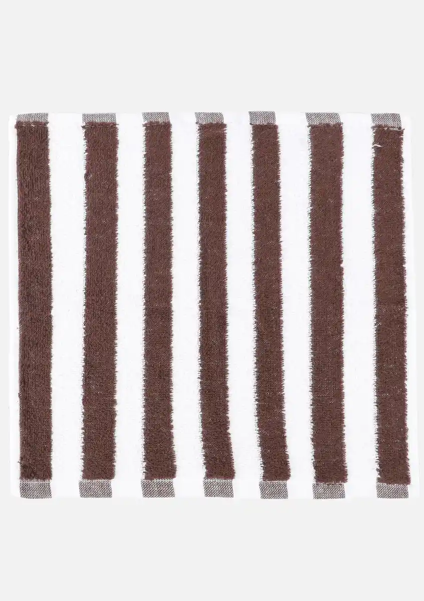 Bild 1 von Gesichtshandtuch aus Baumwolle 30x30cm Braun