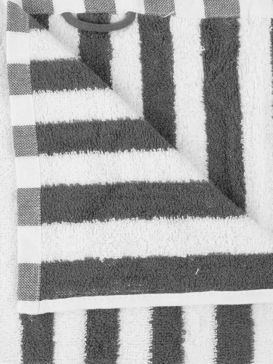 Bild 2 von Duschtuch mit Streifen, 70x130cm Grau