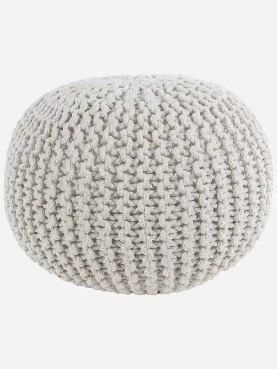 Bild 1 von Pouf Sitzkissen, 50x50cm Weiß