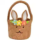 Bild 1 von Osterkorb mit Hasenohren braun Ø15 cm