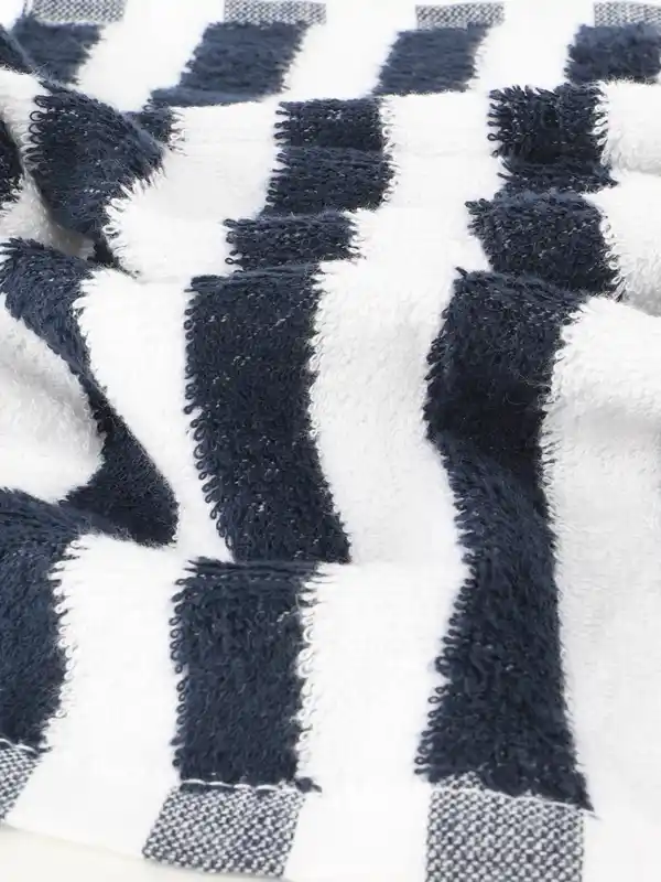 Bild 3 von Gästetuch mit Streifen, 30x50cm Blau