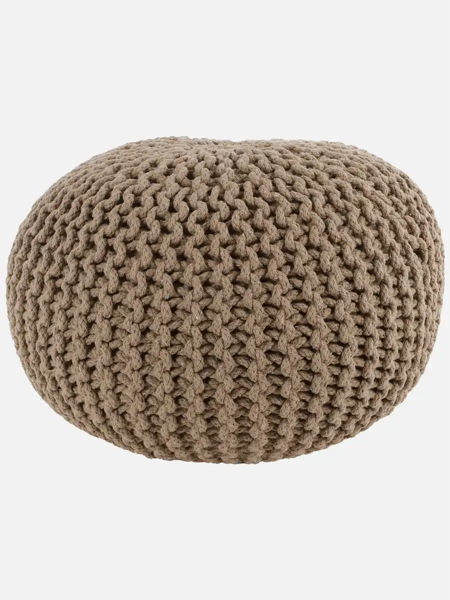Bild 1 von Pouf Sitzkissen, 50x50cm Beige