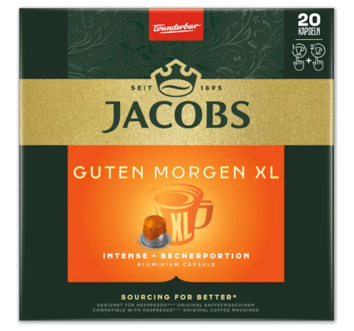 Bild 1 von JACOBS Kaffeekapseln*