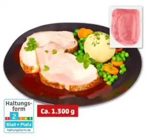 Frischer Schweinerückenbraten*