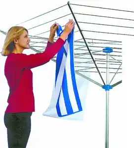 Alu-Wäschespinne Leinenlänge ca. 50 m