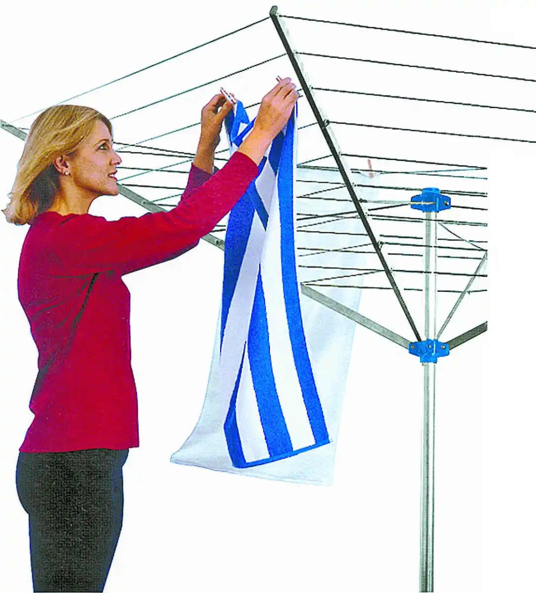 Bild 1 von Alu-Wäschespinne Leinenlänge ca. 50 m