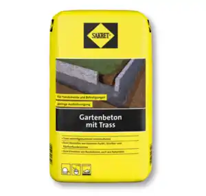 Gartenbeton mit Trass