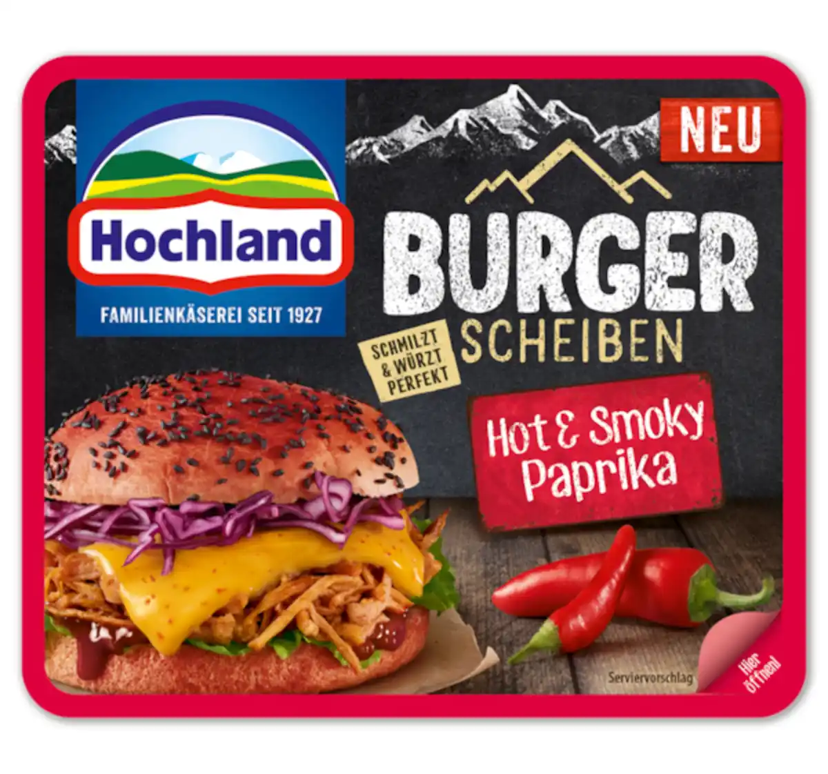 Bild 1 von HOCHLAND Burger- oder Sandwichscheiben*