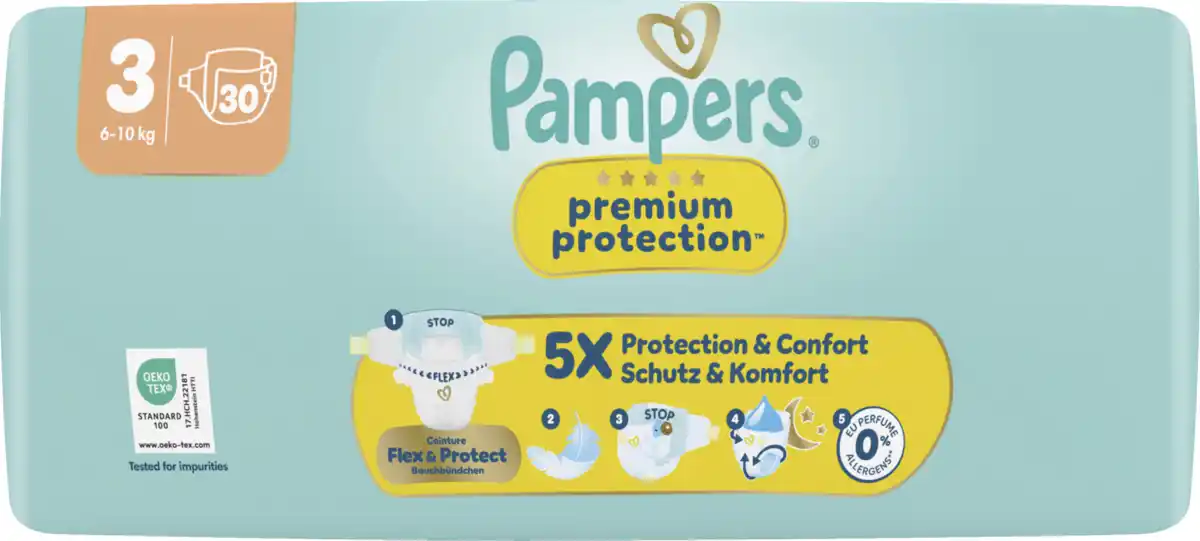 Bild 2 von Pampers Premium Protection Gr. 3 Midi (6-10 kg) Single Pack
