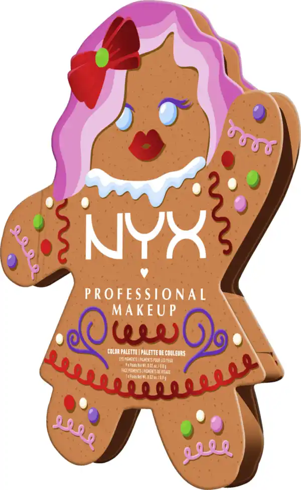 Bild 2 von NYX Professional MakeUp Holiday 2025 Gingerbraddie Color Palette, 8 g