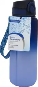 IDEENWELT Sporttrinkflasche 1 L dunkelblau hellblau