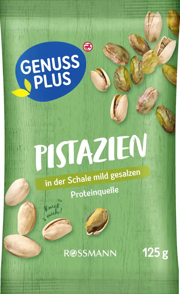 Bild 1 von GENUSS PLUS Pistazien, mild gesalzen, 125 g