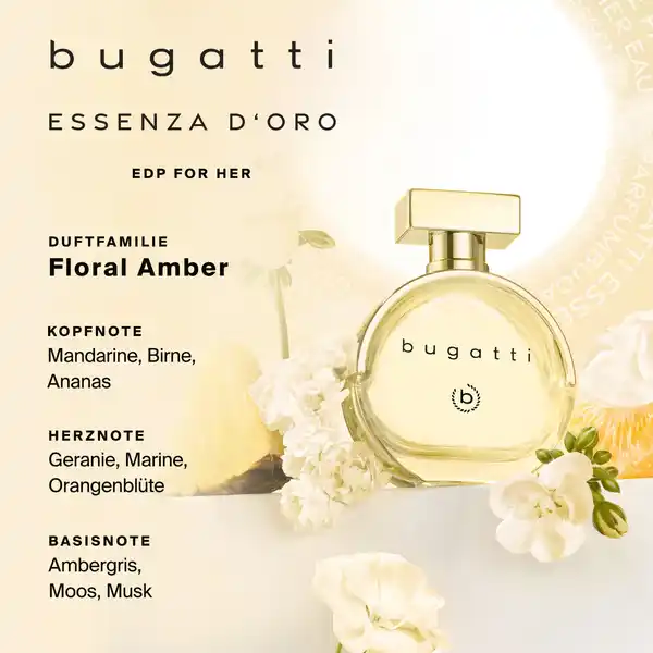 Bild 4 von bugatti ESSENZA D'ORO for her, EdP 60 ml