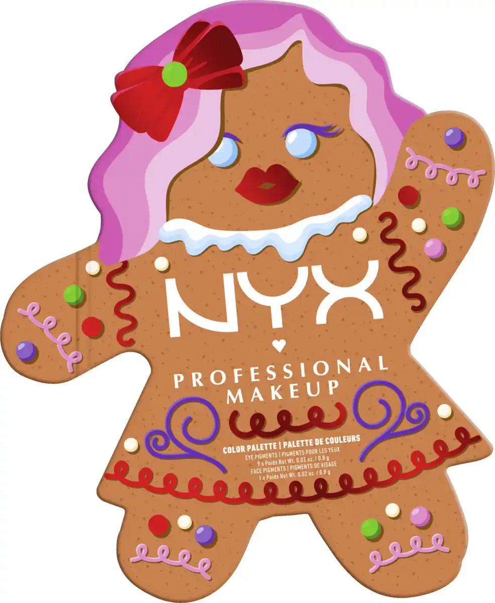 Bild 1 von NYX Professional MakeUp Holiday 2025 Gingerbraddie Color Palette, 8 g