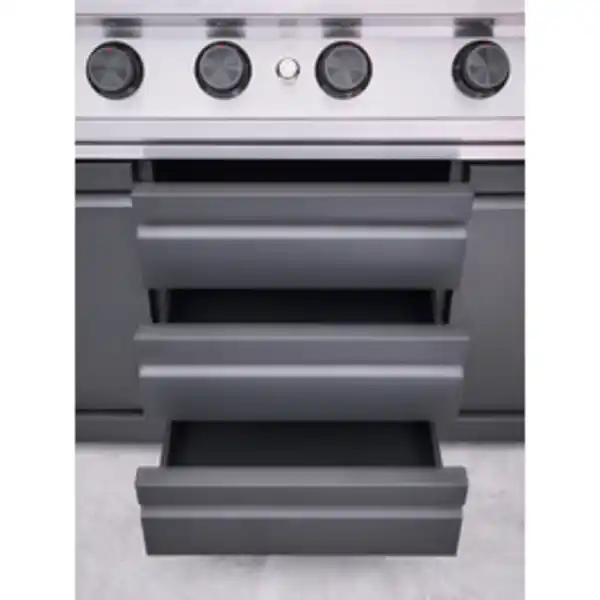 Bild 2 von THOR Gasgrill »Giant«, Outdoorküche, 3 Haupt-, 2 Seiten-, 1 Heck-, 1 Sear-Brenner, Edelstahl Plancha