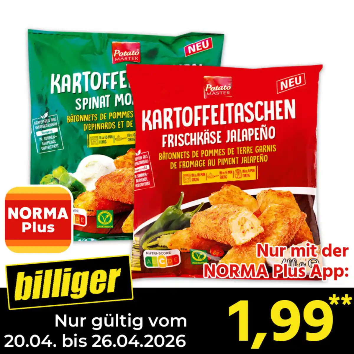 Bild 1 von Potato Master Kartoffeltaschen