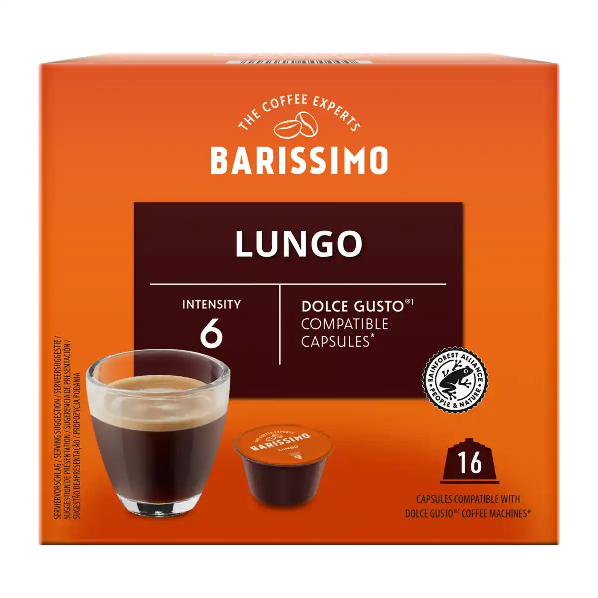 Bild 1 von BARISSIMO Kaffeekapseln Lungo
