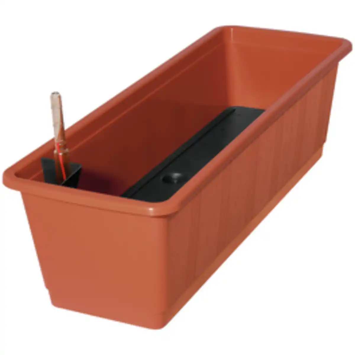 Bild 1 von Geli Bewässerungsblumenkasten »Aqua Green«, BxHxL: 21 x 17,5 x 60 cm, 11 Liter, terracotta