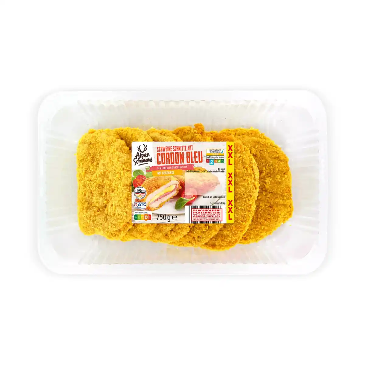 Bild 1 von ALPENSCHMAUS Schweineschnitte Alpen-Cordon-bleu-Art XXL