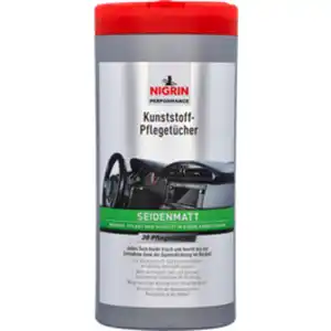 NIGRIN Kunststoff-Pflegetücher, zur Pflege von Kunststoff im Fahrzeug-Innenraum