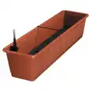 Bild 1 von Geli Bewässerungsblumenkasten »Aqua Green«, BxHxL: 21 x 17,5 x 80 cm, 15 Liter, terracotta