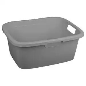 HOME CREATION Wäschewanne 32 l, Vollwand, Dunkelgrau
