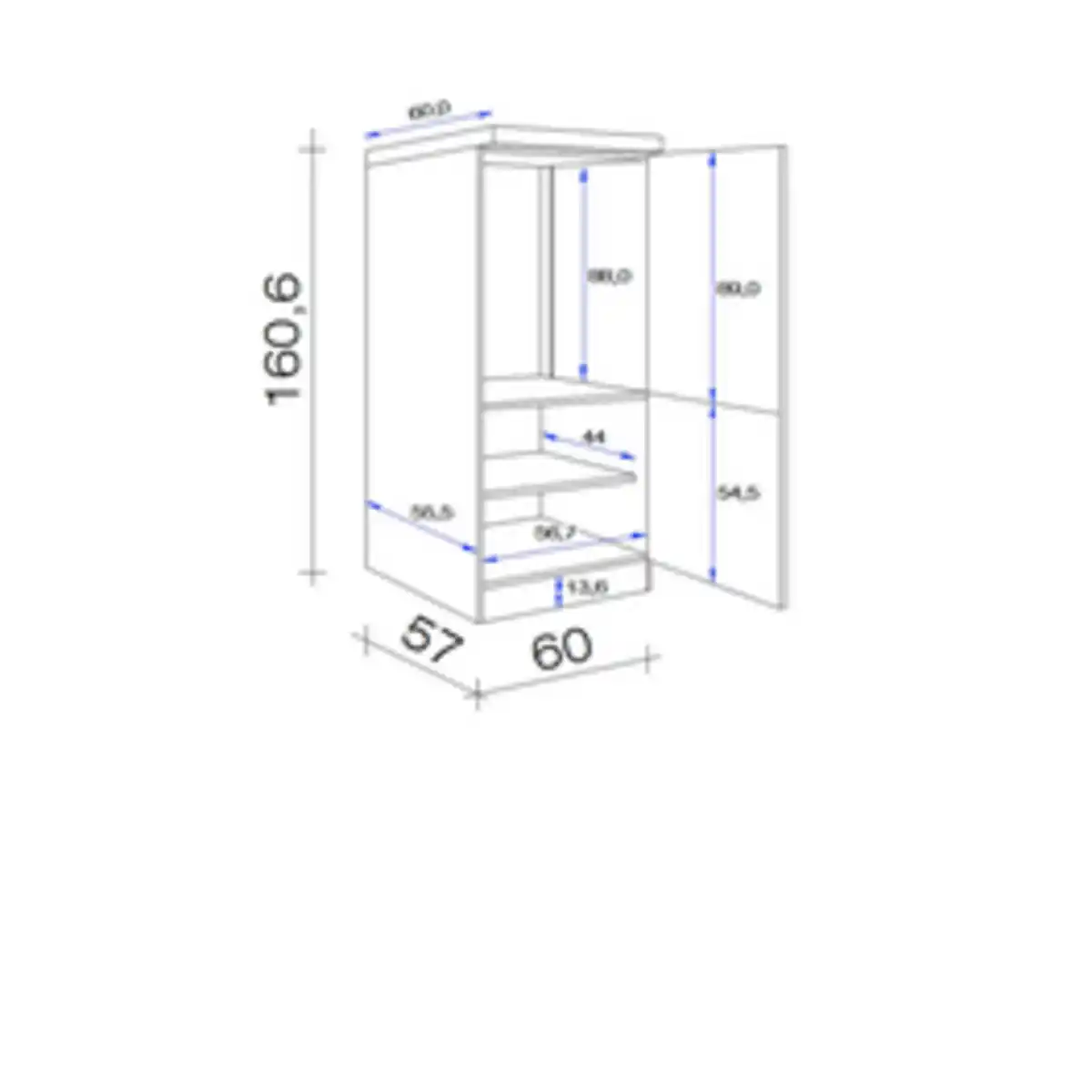 Bild 2 von Flex-Well Demi-Geräteumbauschrank »Morena«