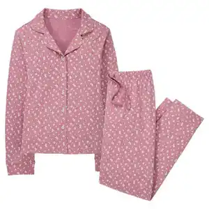UP2FASHION WOMEN Damen Pyjama, Rose, S 36/38