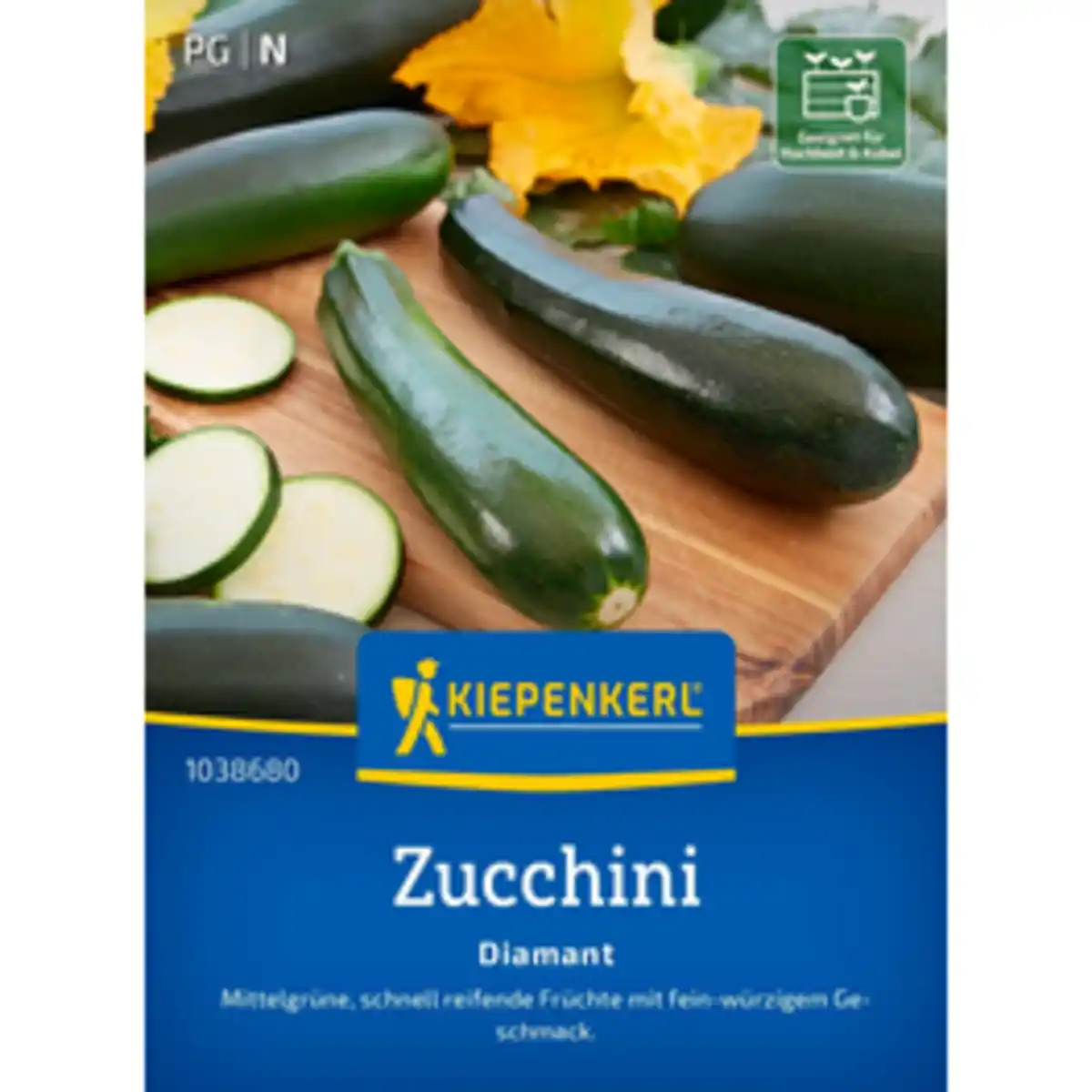 Bild 1 von Kiepenkerl Zucchini Cucurbita pepo »Diamant F1«, einjährig